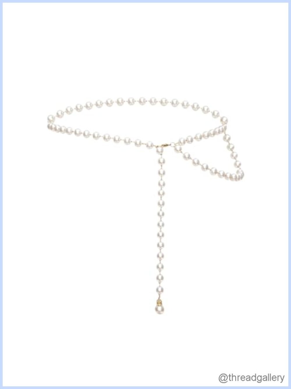 Pearl Waist Chain Belt Adjustable Body Jewelry for Women Dresses Concerts